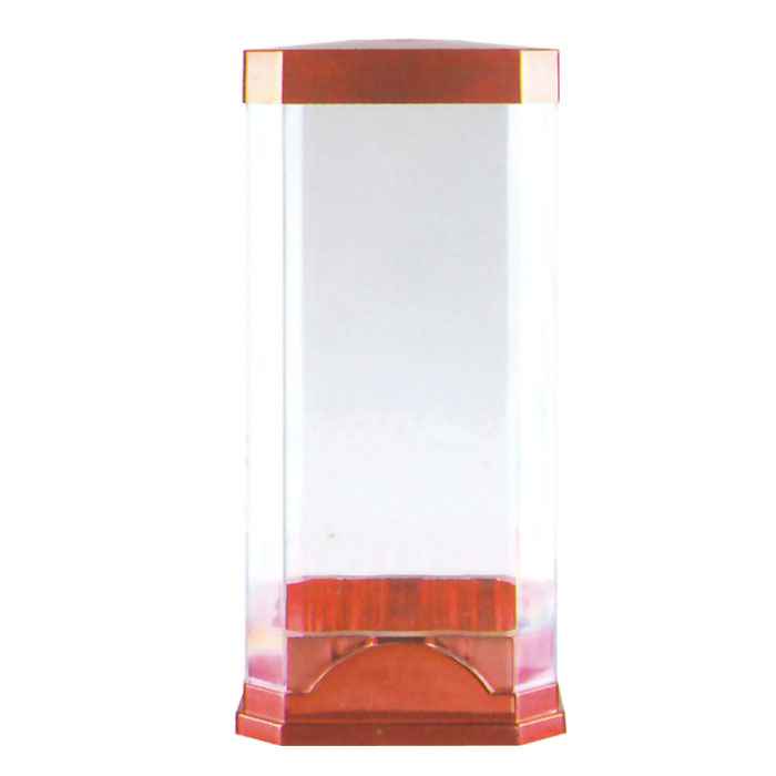 方(fāng)八角透明盒(hé)(紅色)  xyt-057.jpg